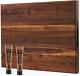 Brazos Home Dark Walnut Wood Cutting Board For Kitchen, Butcher Block, Chopping