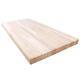 Butcher Block 6 Ft. Eased Edge Antimicrobial Impact Resistant Solid Wood Maple