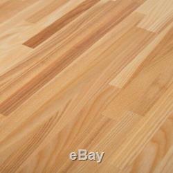 Butcher Block Countertop 1-1/2 In. T x 25 In. D 50 In. L Wood Unfinished Ash