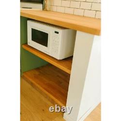 Butcher Block Countertop 10 ft. Abrasion Resistance Solid Wood Unfinished Beech