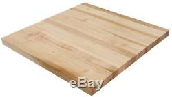 Butcher Block Countertop 2 ft. L x 2 ft. 1 in. D x 1.5 in. T in Finished Maple
