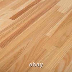 Butcher Block Countertop 4 ft. Customizable Antimicrobial Unfinished Ash Wood