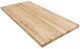 Butcher Block Countertop 4 Ft. L X 2 Ft. D X 1.75 In. T Wood In Finished Maple