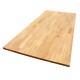 Butcher Block Countertop 4 Ft L X 25 In D Unfinished Hevea Solid Wood Eased Edge