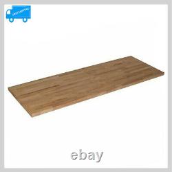 Butcher Block Countertop 4ft L X 25in D X 1.5in Solid Wood Cutting Unfinished