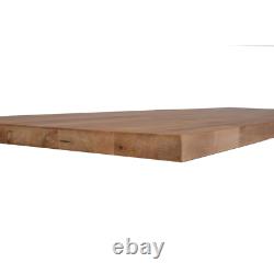 Butcher Block Countertop 6.17 ft. L x 25 in. D x 1.5 in. T Antimicrobial Wood