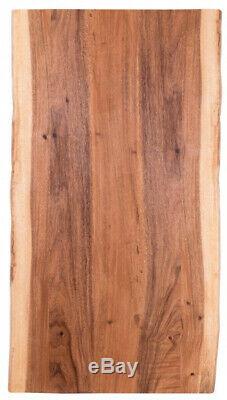 Butcher Block Countertop 6x3ft Oiled Acacia Solid Wood Unique Live Edge
