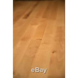 Butcher Block Countertop 8 ft. 2 in. L x 2 ft. 1 in. D x 1.5 in. T Antimicrobial
