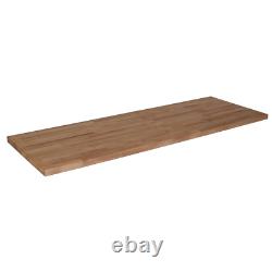 Butcher Block Countertop 8 ft. L x 25 in. D x 1.5 in. T Antimicrobial Solid Wood