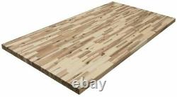 Butcher Block Countertop Antimicrobial Heat Resistant Acacia Wood Unfinished