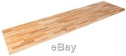 Butcher Block Countertop Antimicrobial Solid Wood Material Unfinished Ash