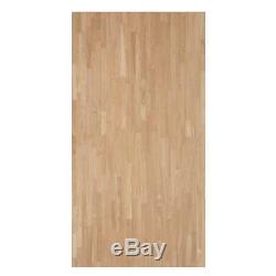 Butcher Block Countertop Kitchen Counter Wood Unfinished Hevea 74X39x1.5 In New