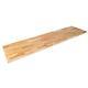 Butcher Block Countertop Unfinished Ash 4 Ft. Standard Solid Wood Antimicrobial
