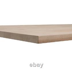 Butcher Block Kitchen Countertop Unfinished Birch Solid Wood With Standard Edge