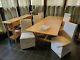 Butcher Block Style Dining Table Set With Chairs And Hutch Ikea Henriksdal Leaf