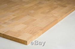 Butcher Block Style Solid Wood Counter Tops American Alder Multiple Sizes