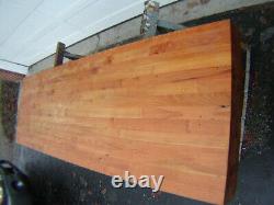 Butcher block 2 ft by 6 ft by 4 thick
