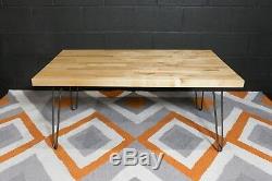 Butcher block coffee table (made to order)