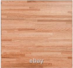 CONSDAN Butcher Block Counter Top, USA Grown Oak Solid Hardwood Countertop, Wood