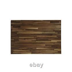 CONSDAN Butcher Block Counter Top, Walnut Solid Hardwood Countertop, Wood Sla