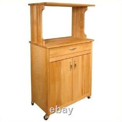 Catskill Craftsmen Deluxe Microwave Cart