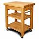 Catskill Craftsmen, Inc. French Country Kitchen Cart With Butcher Block Top