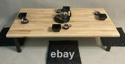 Chabudai Dining Table Japanese Dining Table Low Dining Table Butcher Block