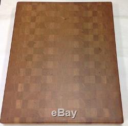 Cherry Butcher Block Cutting Board NEW end grain 18 X 22 X 1-7/8