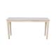 Console Table 60 In. L X 30 In. H Solid Wood Butcher Block Top Unfinished