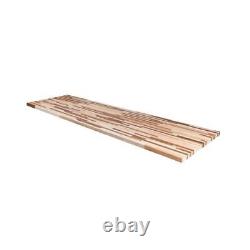 Countertop 6' X 36 Solid Wood Butcher Block With Square Edge Unfinished Maple