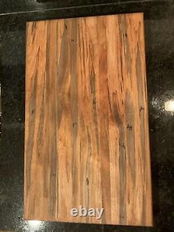 Custom One Of A Kind Rare Dark Hardwood Maple LARGE Butcher Block Cutting Board