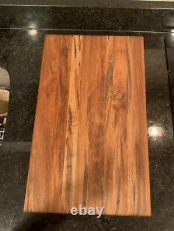 Custom One Of A Kind Rare Dark Hardwood Maple LARGE Butcher Block Cutting Board