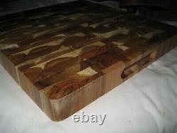 Cutting Board Reversible Chopping Block, 15 x 15 x 1.5 Inches 10lbs. CROFTON