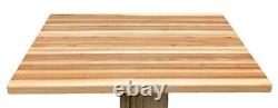 Cutting Board Table Top, Butcher Block, Kitchen Island Table Top, Rectangular, A