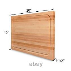 Cutting Board Usa Grown Hardwood Butcher Block Hard Maple With Invisible Inner H