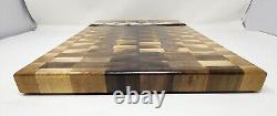 Cutting Chopping Board Hardwood End Grain Butcher block 16.5x11x1.25 Handmade