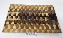 Cutting Chopping Board Hardwood End Grain Butcher block 16.5x11x1.25 Handmade