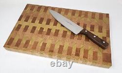 Cutting Chopping Board Hardwood End Grain Hand Made Butcher block 16x10.5x1.5