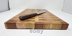 Cutting Chopping Board Hardwood End Grain Hand Made Butcher block 16x10.5x1.5