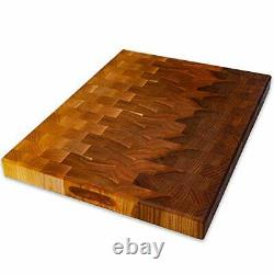 Cutting board for kitchen 17×13 inch Wood butcher block Cutting Hardwood mix