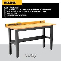 Dewalt 6 Ft Workbench With Butcher Block Wood Top