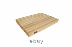 Durable Large Thick Solid Wood Reversible Cutting Board Butcher Block Kitchen