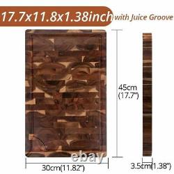 EXTRA LARGE Cutting Board, Rectangle End Grain Butcher Block, Kitchen Chopping
