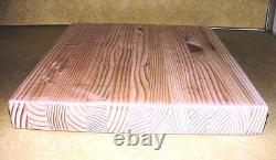 Edge Grain Butcher Block Cutting Board 12 x 18 x 3 inches Reversible
