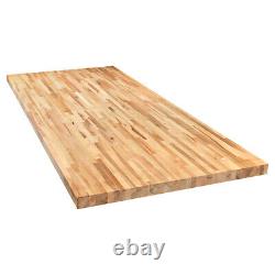 Edsal 72 x 30 Maple Butcher Block Wood Workbench Top 2 count