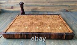 End Grain Cutting Board, Butcher Block Cutting Board 20x14x2 50? 35? 5cm