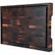 End Grain Cutting Board Large Wood Butcher Block For Kitchen Walnut Color
