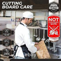 End Grain Oak Wood Cutting Board Butcher Large Block for Meat Veggies Fruits