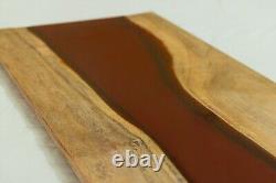 Epoxy Resin / wooden Large chopping board, Wood Butcher Chopping Block Tabletop