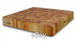 Extra Large Cutting Board Butcher Block End Grain 20 X 20 Slab Kitchen Birch